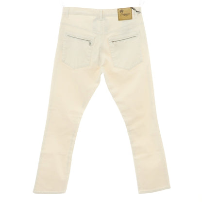 【新品】ヌメロ ヴェントゥーノ N°21 ストレッチ コットン セミフレア 5ポケットパンツ アイボリー【 33 】【 状態ランクN 】【 メンズ 】