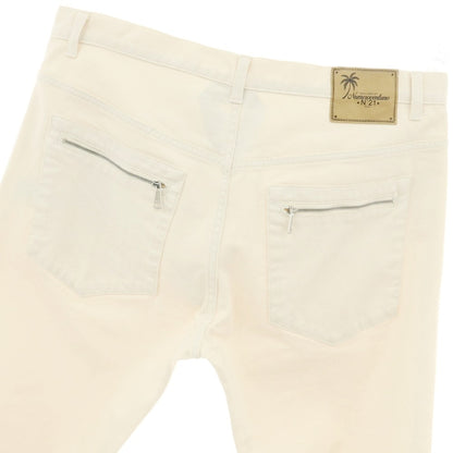 【新品】ヌメロ ヴェントゥーノ N°21 ストレッチ コットン セミフレア 5ポケットパンツ アイボリー【 36 】【 状態ランクN 】【 メンズ 】