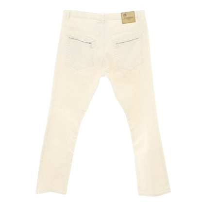 【新品】ヌメロ ヴェントゥーノ N°21 ストレッチ コットン セミフレア 5ポケットパンツ アイボリー【 36 】【 状態ランクN 】【 メンズ 】