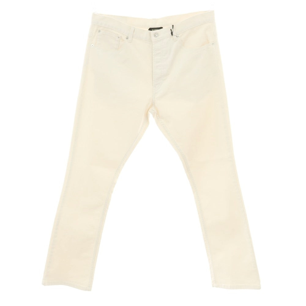 【新品】ヌメロ ヴェントゥーノ N°21 ストレッチ コットン セミフレア 5ポケットパンツ アイボリー【 36 】【 状態ランクN 】【 メンズ 】