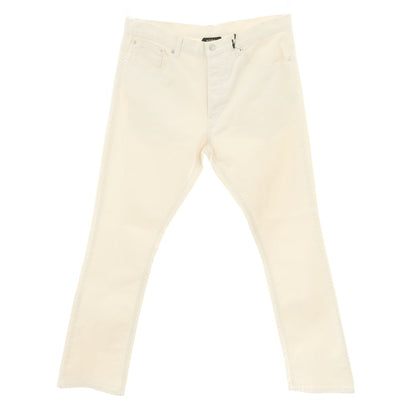 【新品】ヌメロ ヴェントゥーノ N°21 ストレッチ コットン セミフレア 5ポケットパンツ アイボリー【 36 】【 状態ランクN 】【 メンズ 】