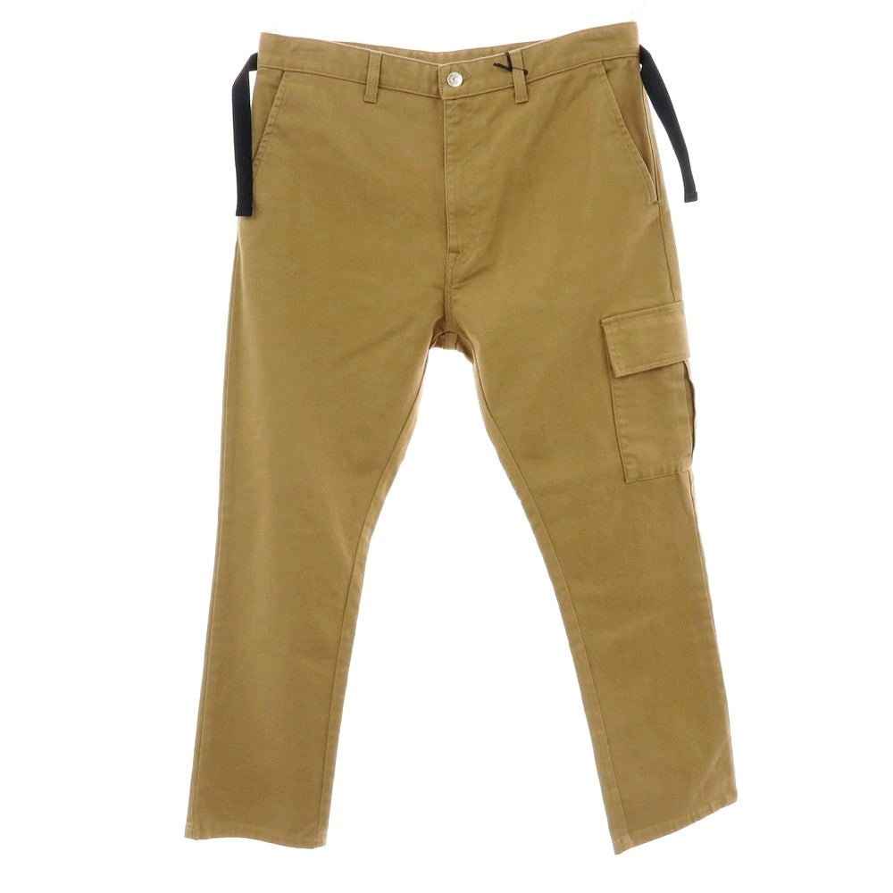 【新品】ヌメロ ヴェントゥーノ N°21 ストレッチ コットン カーゴパンツ キャメルベージュ【 48 】【 状態ランクN 】【 メンズ 】