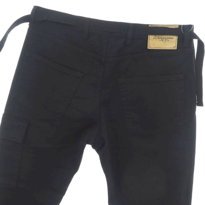 【新品】ヌメロ ヴェントゥーノ N°21 ストレッチ コットン カーゴパンツ ブラック【 48 】【 状態ランクN 】【 メンズ 】