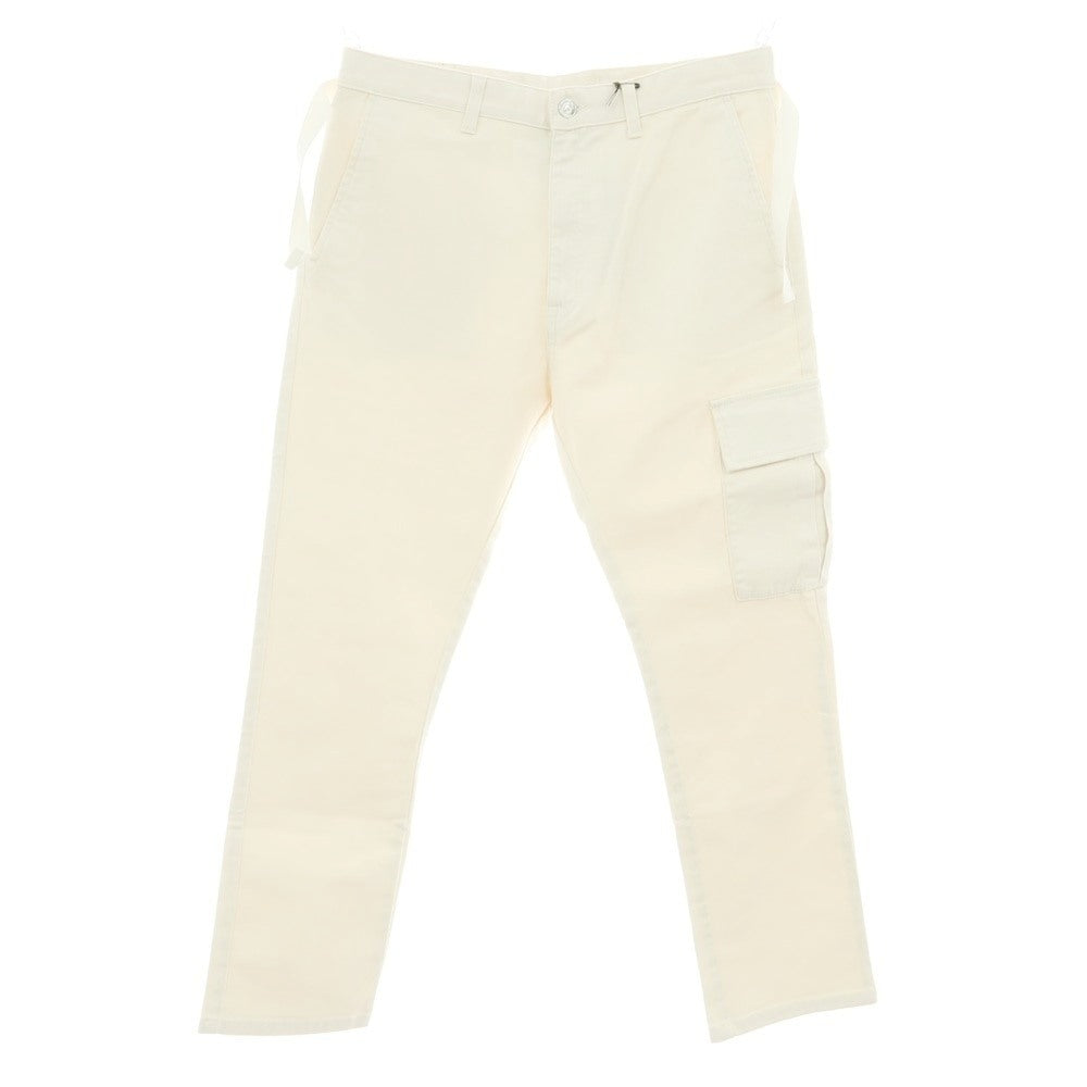 【新品】ヌメロ ヴェントゥーノ N°21 ストレッチ コットン カーゴパンツ アイボリー【 46 】【 状態ランクN 】【 メンズ 】