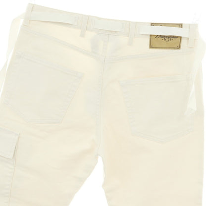 【新品】ヌメロ ヴェントゥーノ N°21 ストレッチ コットン カーゴパンツ アイボリー【 46 】【 状態ランクN 】【 メンズ 】