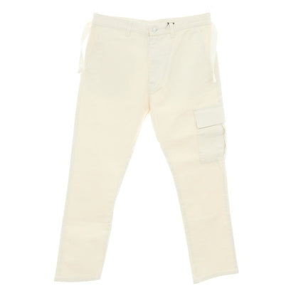 【新品】ヌメロ ヴェントゥーノ N°21 ストレッチ コットン カーゴパンツ アイボリー【 48 】【 状態ランクN 】【 メンズ 】