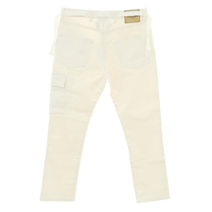 【新品】ヌメロ ヴェントゥーノ N°21 ストレッチ コットン カーゴパンツ アイボリー【 48 】【 状態ランクN 】【 メンズ 】