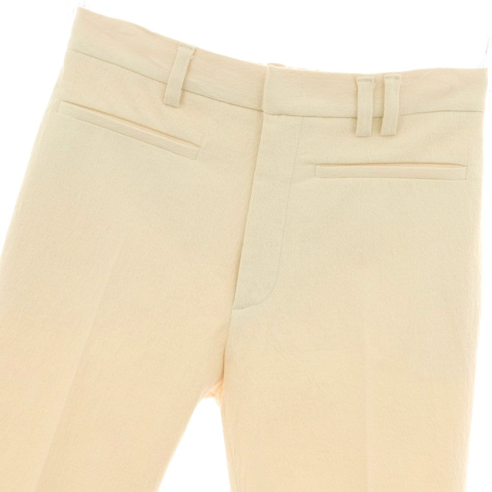 【新品】ヌメロ ヴェントゥーノ N°21 ストレッチ コットンウールポリエステル フレア イージースラックスパンツ ライトベージュ【 48 】【 状態ランクN 】【 メンズ 】