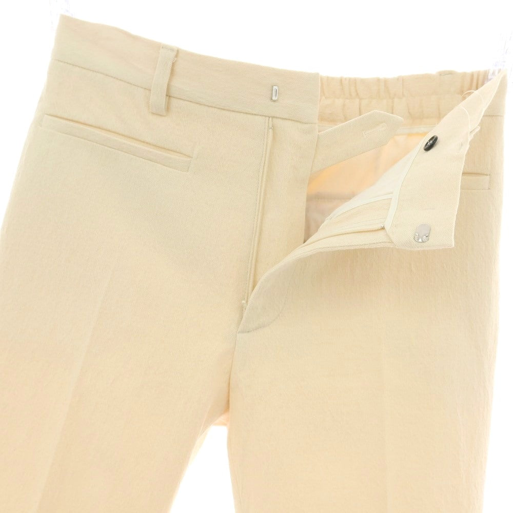 【新品】ヌメロ ヴェントゥーノ N°21 ストレッチ コットンウールポリエステル フレア イージースラックスパンツ ライトベージュ【 48 】【 状態ランクN 】【 メンズ 】