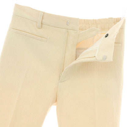 【新品】ヌメロ ヴェントゥーノ N°21 ストレッチ コットンウールポリエステル フレア イージースラックスパンツ ライトベージュ【 48 】【 状態ランクN 】【 メンズ 】