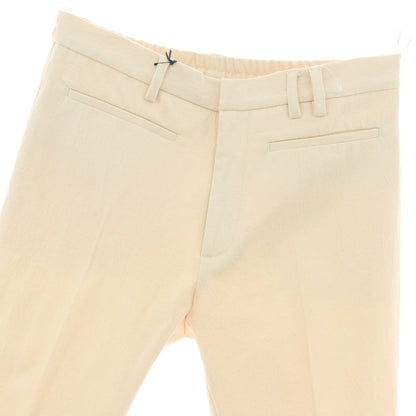 【新品】ヌメロ ヴェントゥーノ N°21 ストレッチ コットンウールポリエステル フレア イージースラックスパンツ クリーム【 50 】【 状態ランクN 】【 メンズ 】