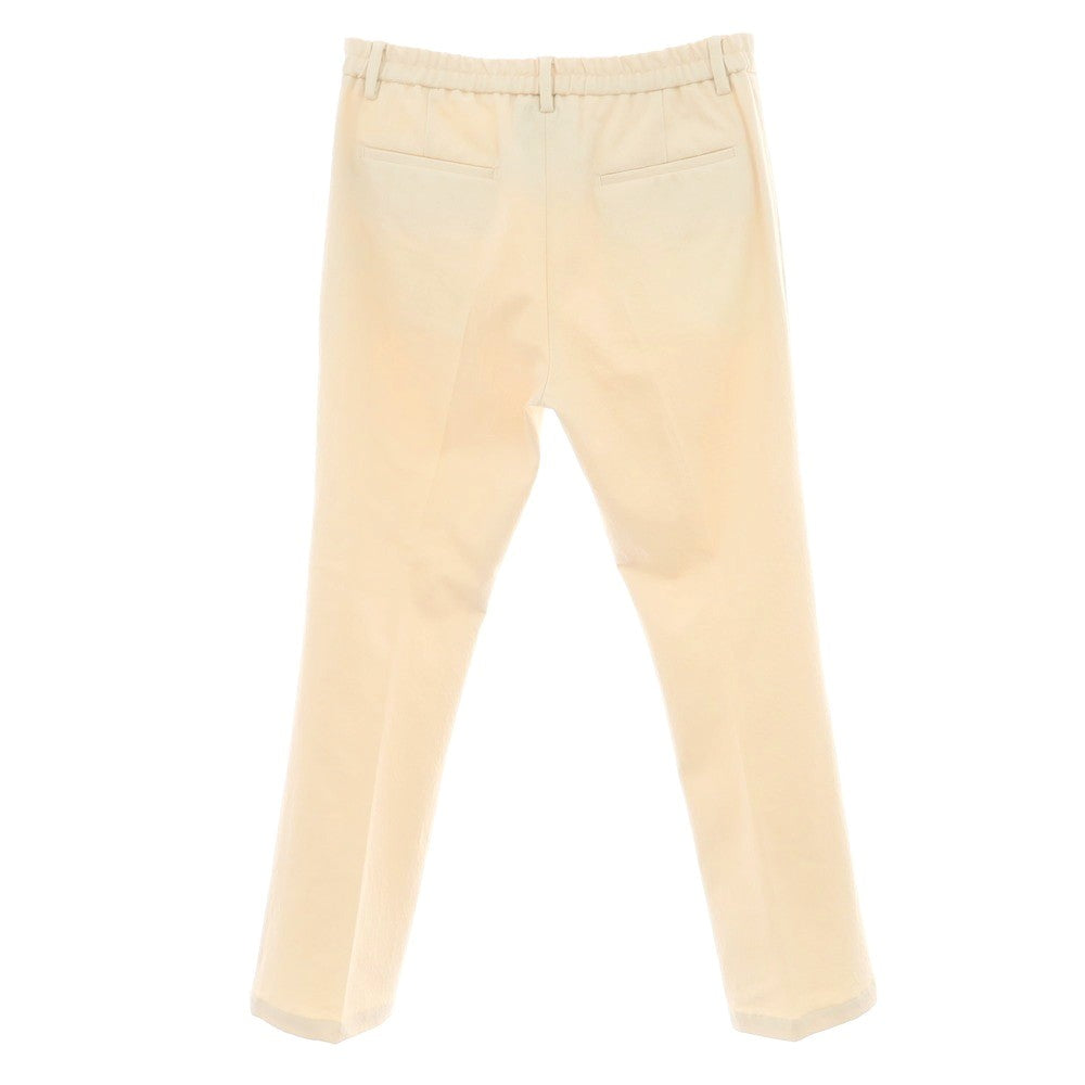 【新品】ヌメロ ヴェントゥーノ N°21 ストレッチ コットンウールポリエステル フレア イージースラックスパンツ クリーム【 50 】【 状態ランクN 】【 メンズ 】