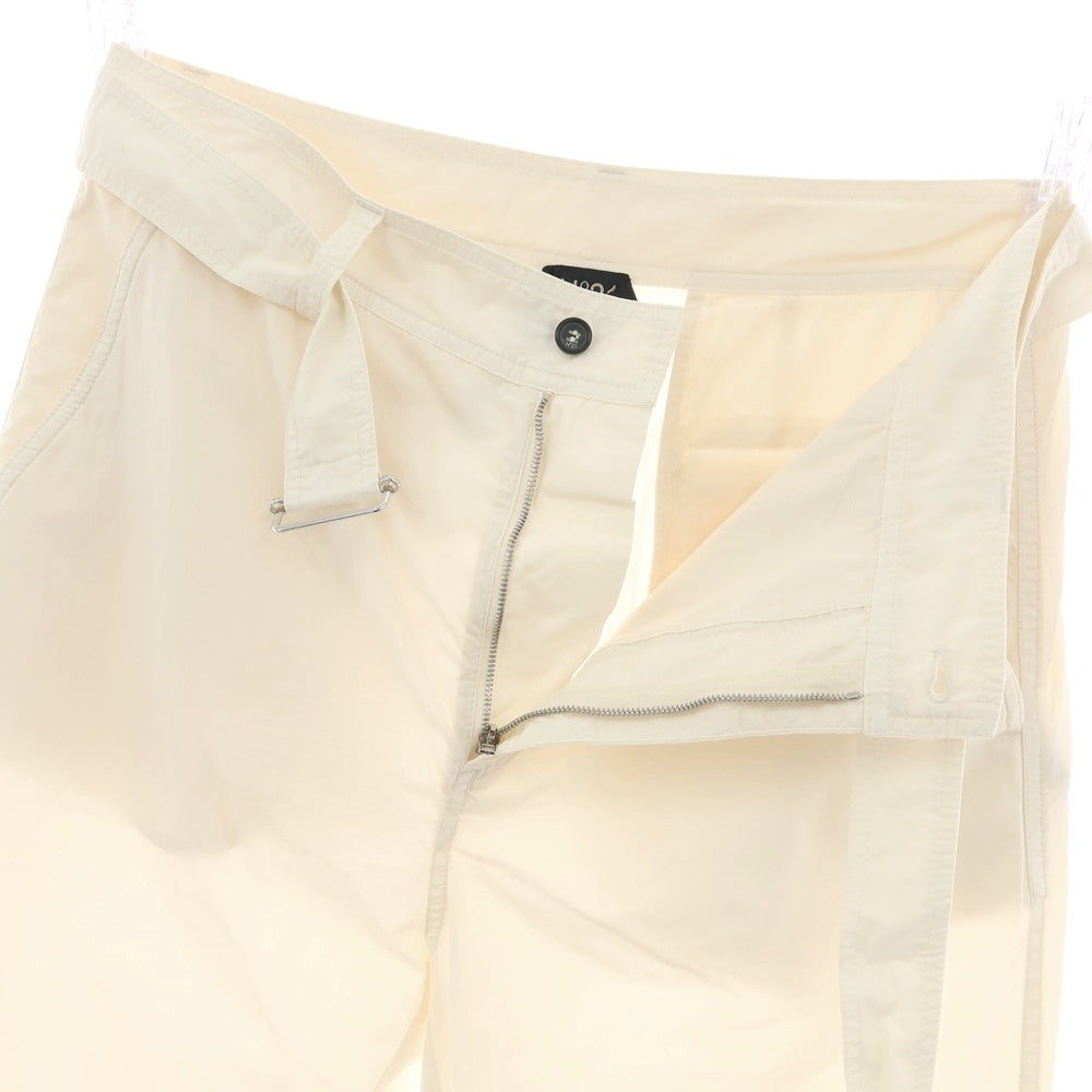 【新品】ヌメロ ヴェントゥーノ N°21 コットン ベルテッドパンツ アイボリー【 44 】【 状態ランクN 】【 メンズ 】