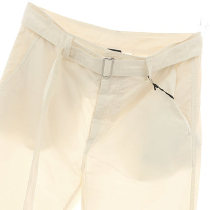 【新品】ヌメロ ヴェントゥーノ N°21 コットン ベルテッドパンツ アイボリー【 44 】【 状態ランクN 】【 メンズ 】