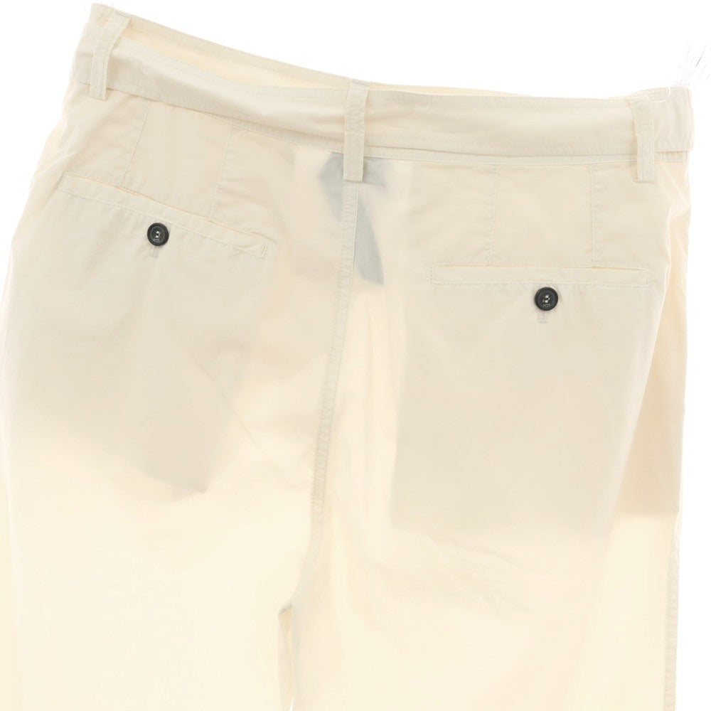 【新品】ヌメロ ヴェントゥーノ N°21 コットン ベルテッドパンツ アイボリー【 44 】【 状態ランクN 】【 メンズ 】