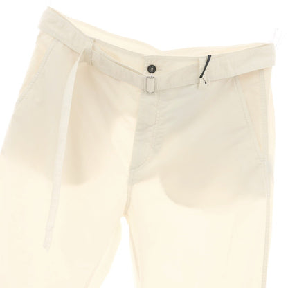 【新品アウトレット】ヌメロ ヴェントゥーノ N°21 コットン ベルテッドパンツ アイボリー【 48 】【 状態ランクN- 】【 メンズ 】