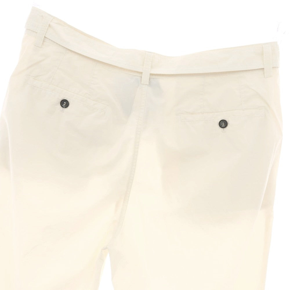 【新品アウトレット】ヌメロ ヴェントゥーノ N°21 コットン ベルテッドパンツ アイボリー【 48 】【 状態ランクN- 】【 メンズ 】