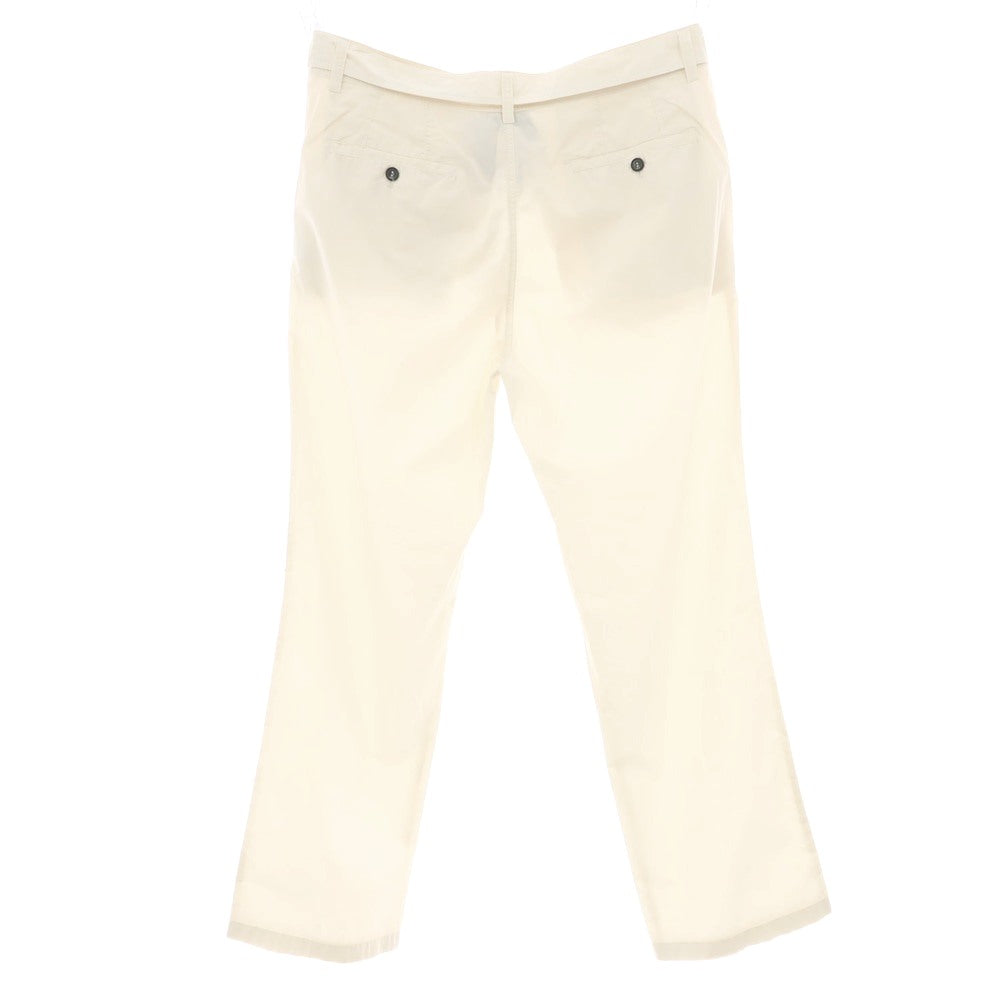 【新品アウトレット】ヌメロ ヴェントゥーノ N°21 コットン ベルテッドパンツ アイボリー【 48 】【 状態ランクN- 】【 メンズ 】