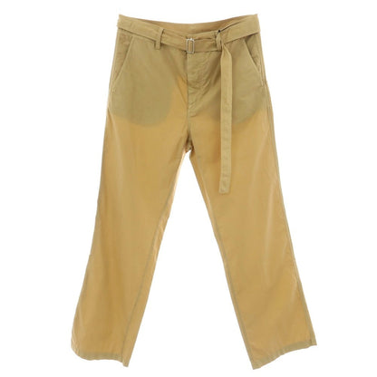 【新品】ヌメロ ヴェントゥーノ N°21 コットン ベルテッドパンツ キャメルベージュ【 46 】【 状態ランクN 】【 メンズ 】