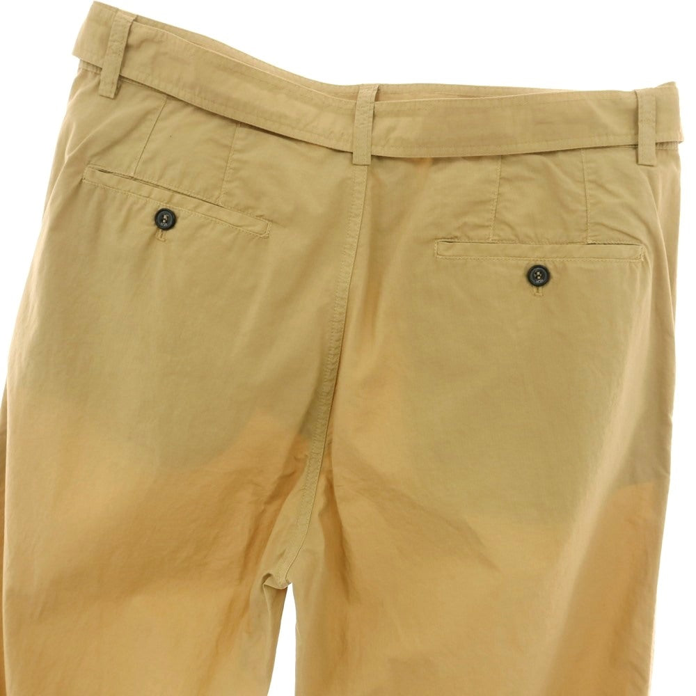 【新品】ヌメロ ヴェントゥーノ N°21 コットン ベルテッドパンツ キャメルベージュ【 46 】【 状態ランクN 】【 メンズ 】