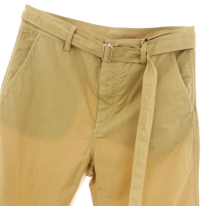 【新品】ヌメロ ヴェントゥーノ N°21 コットン ベルテッドパンツ キャメルベージュ【 48 】【 状態ランクN 】【 メンズ 】