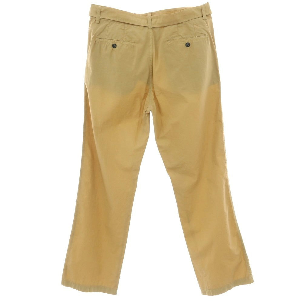 【新品】ヌメロ ヴェントゥーノ N°21 コットン ベルテッドパンツ キャメルベージュ【 48 】【 状態ランクN 】【 メンズ 】