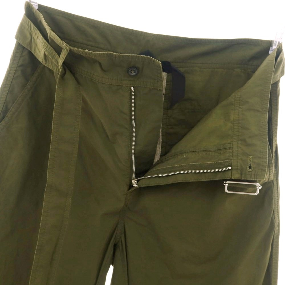 【新品】ヌメロ ヴェントゥーノ N°21 コットン ベルテッドパンツ オリーブ【 44 】【 状態ランクN 】【 メンズ 】