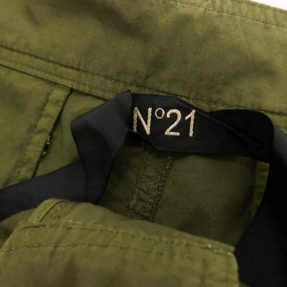 【新品】ヌメロ ヴェントゥーノ N°21 コットン ベルテッドパンツ オリーブ【 44 】【 状態ランクN 】【 メンズ 】