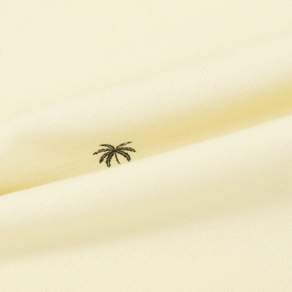 【新品】ヌメロ ヴェントゥーノ N°21 ストレッチ コットン ヤシの木 プリント バミューダショーツ イージーショートパンツ クリーム【 44 】【 状態ランクN 】【 メンズ 】