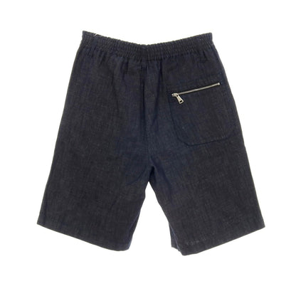 【新品】ヌメロ ヴェントゥーノ N°21 コットンリネン デニム バミューダショーツ イージーショートパンツ ネイビー【サイズ44】【 状態ランクN 】【 メンズ 】