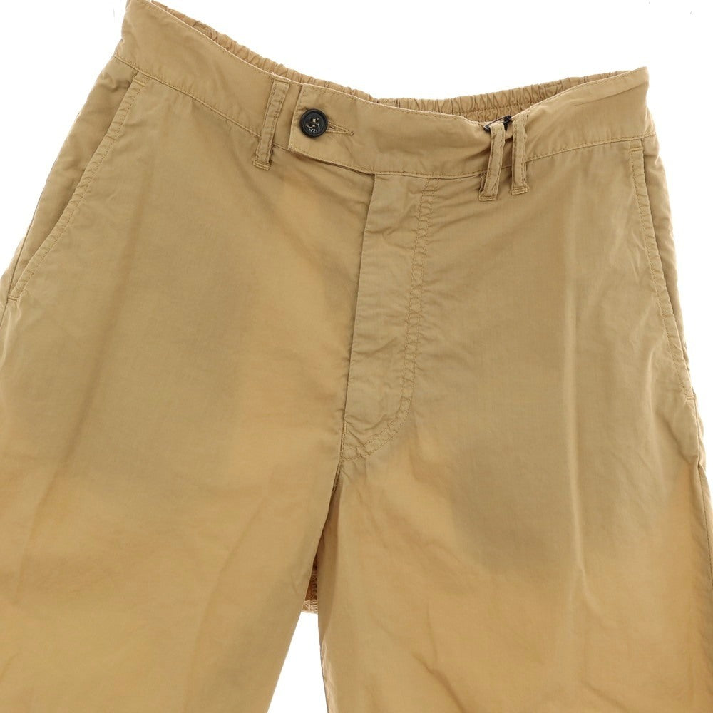 【新品】ヌメロ ヴェントゥーノ N°21 コットン バミューダショーツ イージーショートパンツ カーキベージュ【サイズ44】【 状態ランクN 】【 メンズ 】