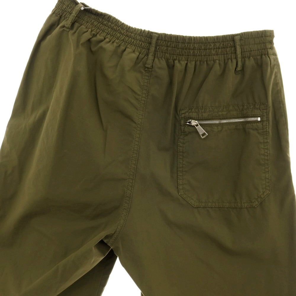 【新品】ヌメロ ヴェントゥーノ N°21 コットン バミューダショーツ イージーショートパンツ オリーブ【サイズ44】【 状態ランクN 】【 メンズ 】