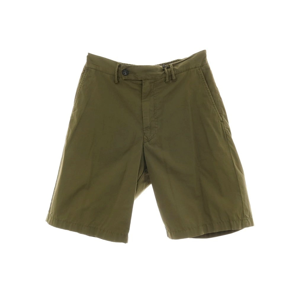 【新品】ヌメロ ヴェントゥーノ N°21 コットン バミューダショーツ イージーショートパンツ オリーブ【サイズ46】【 状態ランクN 】【 メンズ 】