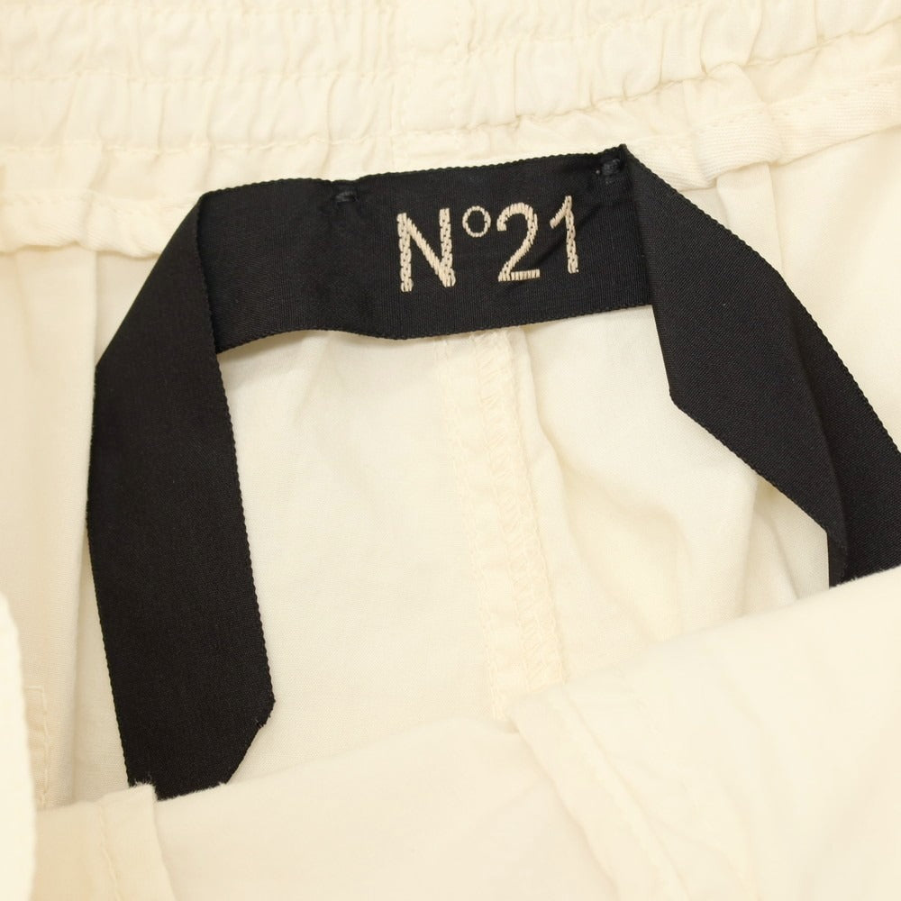 【新品アウトレット】ヌメロ ヴェントゥーノ N°21 コットン バミューダショーツ イージーショートパンツ アイボリー【サイズ44】【 状態ランクN- 】【 メンズ 】