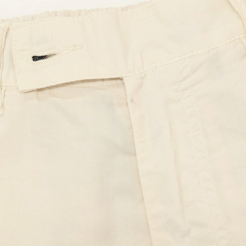 【新品アウトレット】ヌメロ ヴェントゥーノ N°21 コットン バミューダショーツ イージーショートパンツ アイボリー【サイズ48】【 状態ランクN- 】【 メンズ 】