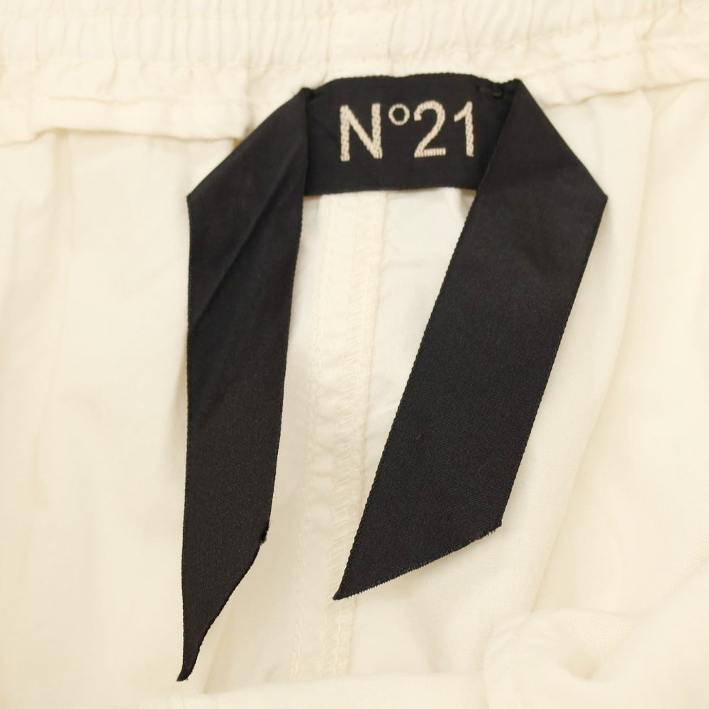 【新品】ヌメロ ヴェントゥーノ N°21 コットン バミューダショーツ イージーショートパンツ アイボリー【サイズ50】【 状態ランクN 】【 メンズ 】