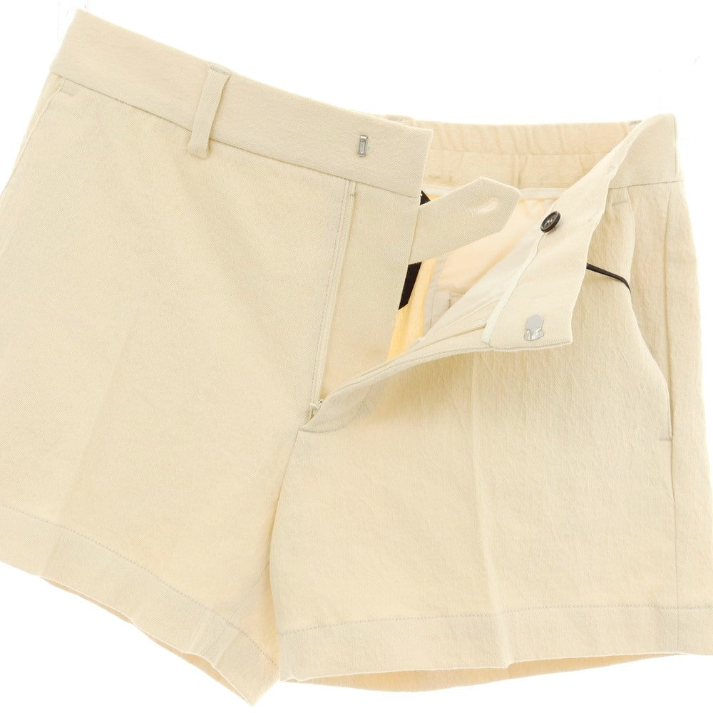 【新品アウトレット】ヌメロ ヴェントゥーノ N°21 ストレッチ コットンウールポリエステル イージーショートパンツ ライトベージュ【サイズ48】【 状態ランクN- 】【 メンズ 】