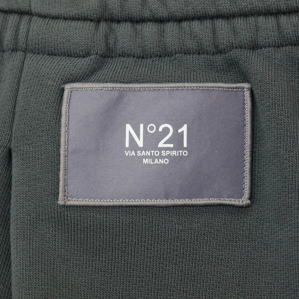 【新品】ヌメロ ヴェントゥーノ N°21 コットン スウェット ハーフパンツ ショートパンツ グレー系【 サイズ38 】【 状態ランクN 】【 メンズ 】 [CPD]