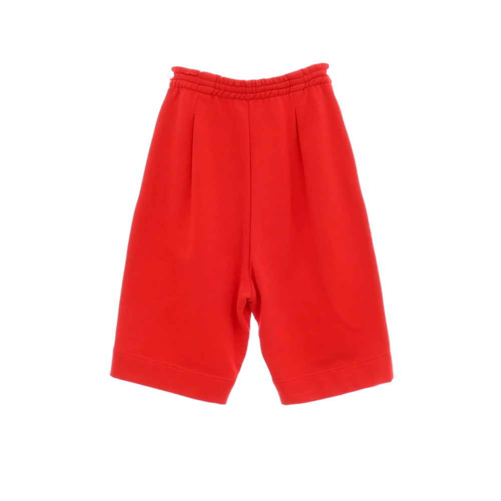 【新品】ヌメロ ヴェントゥーノ N°21 コットン スウェット ハーフパンツ ショートパンツ レッド【サイズ36】【 状態ランクN 】【 メンズ 】