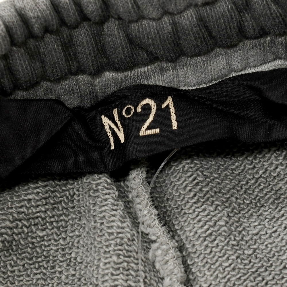 【新品】ヌメロ ヴェントゥーノ N°21 ガーメントダイ コットン スウェット ショートパンツ グレー【サイズS】【 状態ランクN 】【 メンズ 】