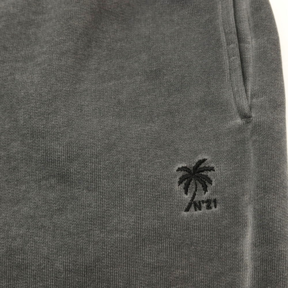 【新品】ヌメロ ヴェントゥーノ N°21 ガーメントダイ コットン スウェット ショートパンツ グレー【サイズL】【 状態ランクN 】【 メンズ 】