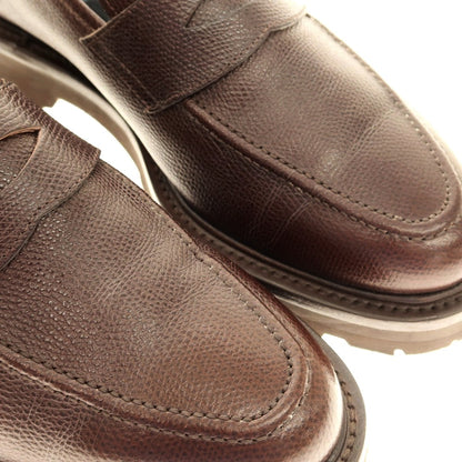 【中古】ダブルエイチ WH コインローファー ブラウン【サイズ8】【 状態ランクA 】【 メンズ 】