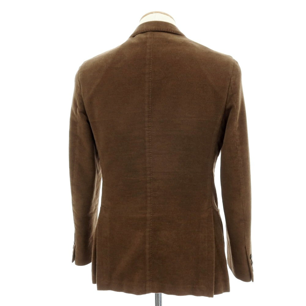 【中古】ボリオリ BOGLIOLI DOVER コットン 3B カジュアルジャケット ブラウン【 42 】【 状態ランクC 】【 メンズ 】