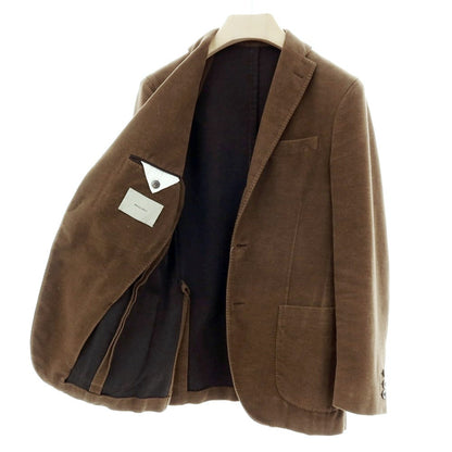 【中古】ボリオリ BOGLIOLI DOVER コットン 3B カジュアルジャケット ブラウン【 42 】【 状態ランクC 】【 メンズ 】