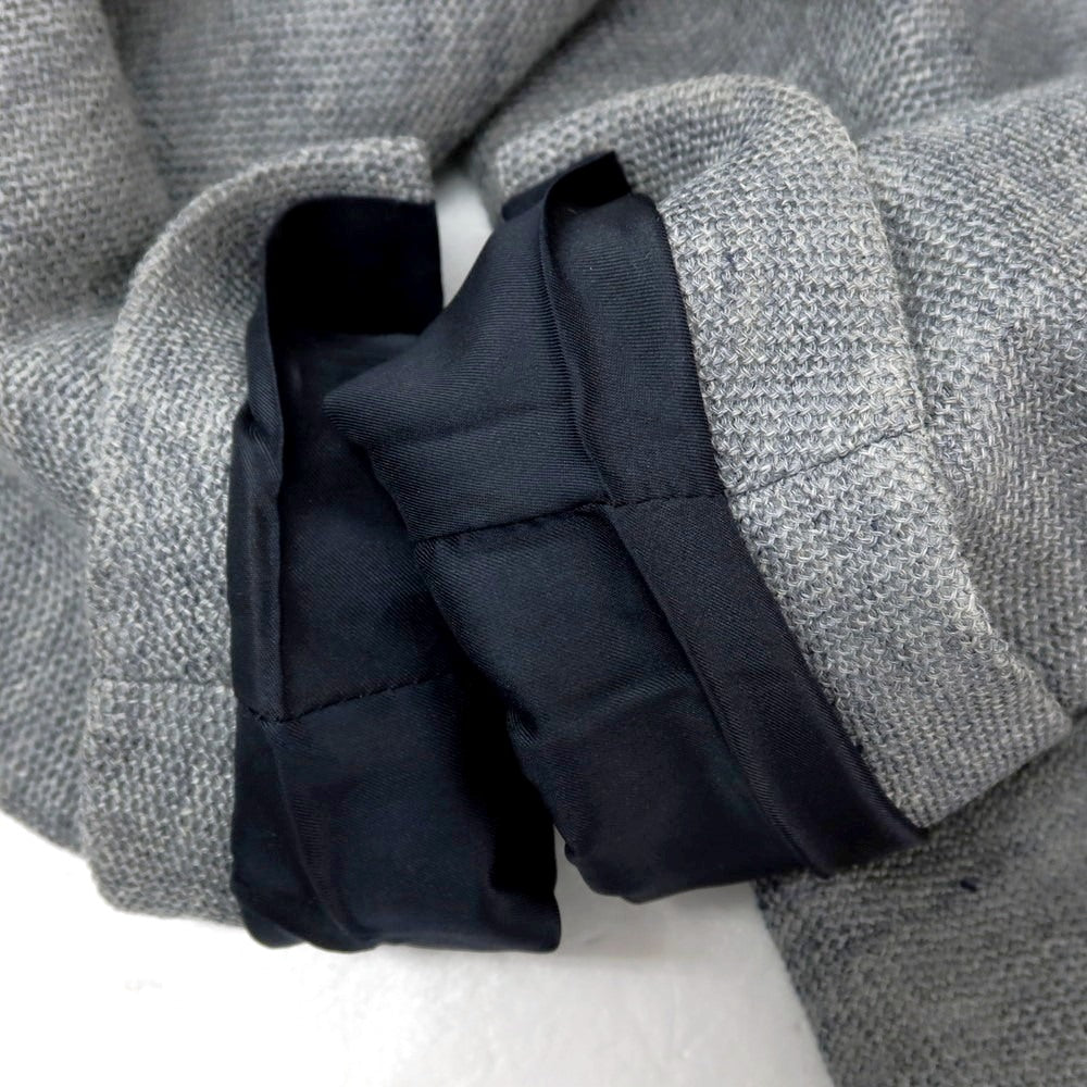 【中古】イレブンティ eleventy リネン 2B カジュアルジャケット ライトグレー【サイズ42 8R】【 状態ランクC 】【 メンズ 】