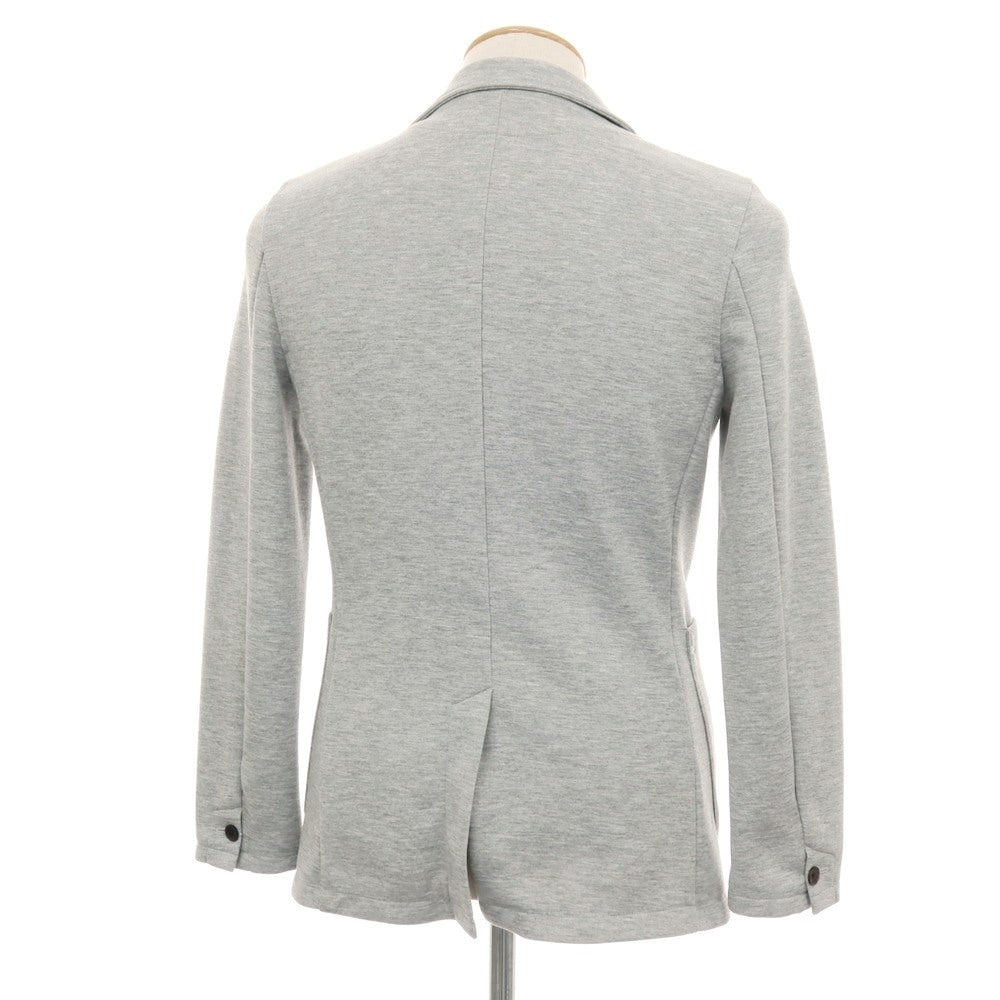 【中古】ダブルジェイケイ wjk ポリエステルコットン ジャージー 2B カジュアルジャケット ライトグレー【サイズS】【 状態ランクB 】【 メンズ 】