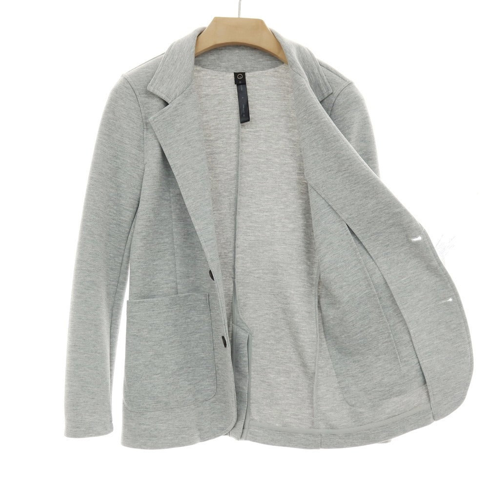 【中古】ダブルジェイケイ wjk ポリエステルコットン ジャージー 2B カジュアルジャケット ライトグレー【サイズS】【 状態ランクB 】【 メンズ 】