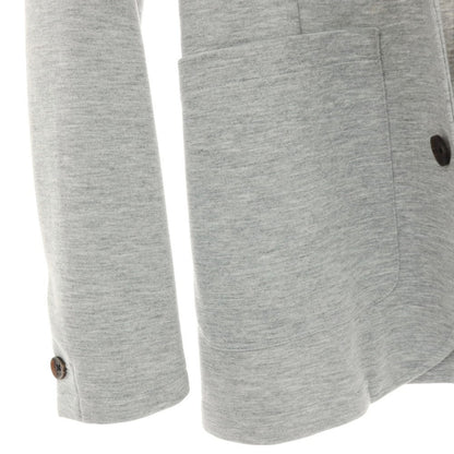 【中古】ダブルジェイケイ wjk ポリエステルコットン ジャージー 2B カジュアルジャケット ライトグレー【サイズS】【 状態ランクB 】【 メンズ 】