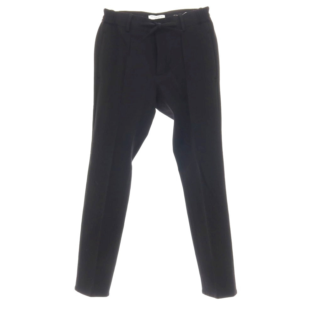 【中古】モダンブルー MODERN B. レーヨンナイロン ジャージー イージースラックスパンツ ブラック【サイズ44】【 状態ランクA 】【 メンズ 】[CPD]
