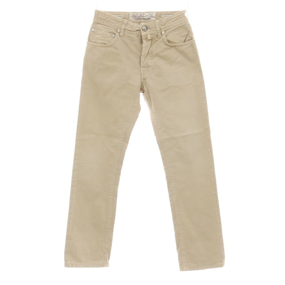 【中古】ヤコブコーエン JACOB COHEN PW688 コットン 5ポケットパンツ ベージュ【サイズ28】【 状態ランクB 】【 メンズ 】